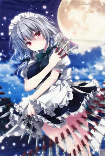 【東方Project】B2組立てタペストリー 十六夜咲夜(kino) 第12回博麗神社例大祭/メロンブックス