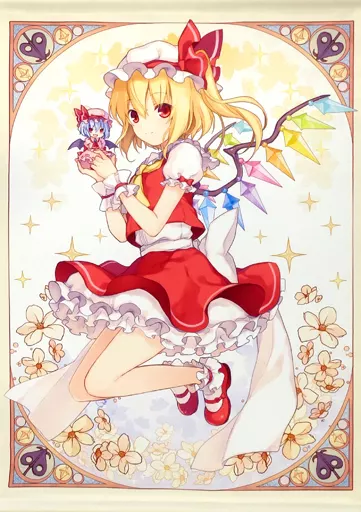 【東方Project】B2タペストリー フランドール・スカーレット＆レミリア・スカーレット(6U☆) C86/ETERNAL LAND
