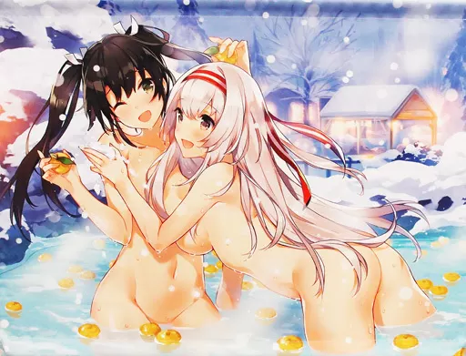 【艦隊これくしょん~艦これ~】B2温泉鶴姉妹タペストリー(わだつみ) C91 / 100Acre