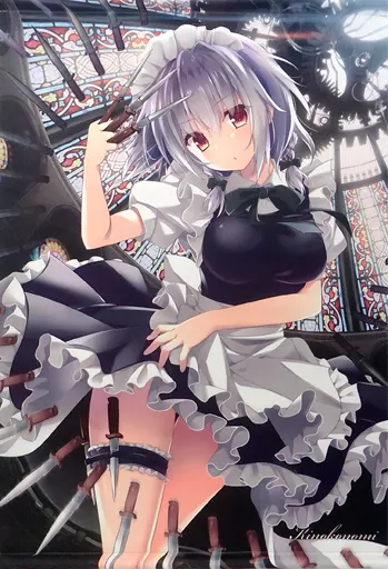 【東方Project】B2十六夜咲夜タペストリー(kino) 第12回博麗神社例大祭/きのこのみ