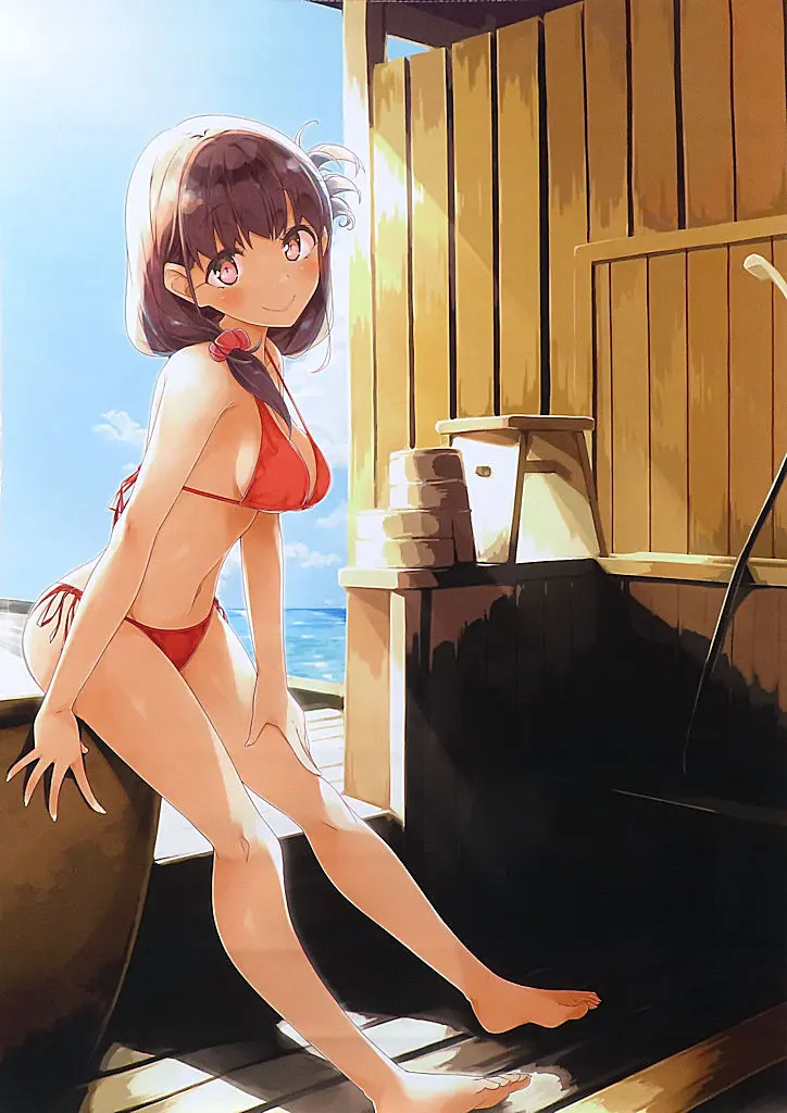 【14歳とイラストレーター】B2水着乃々香ちゃんタペストリー 古宮乃々香(溝口ケージ) C92/NtyPe