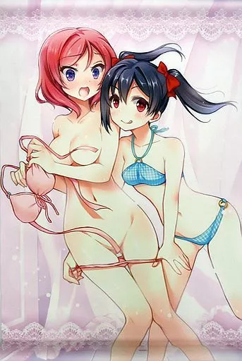 【ラブライブ!】A3タペストリー 矢澤にこ＆西木野真姫(杜講一郎＆さくらあかみ) C86新刊購入特典/GUNP＆とらのあな