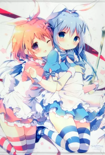 【ご注文はうさぎですか?】B2タペストリー ココア＆チノ(しらたま) C93/しらたまこ