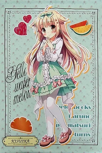 【めろんちゃん】WスエードB2タペストリー 黄すいかちゃん(ぱん) 貼るのぱんまつり -リターンズ-/メロンブックス