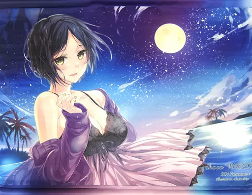【アイドルマスター】B2タペストリー 速水奏(choco chip) C92/choco BOX