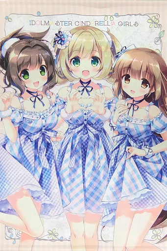 【アイドルマスター】B2タペストリー 前川みく&佐藤心&依田芳乃(小沢悠&兼清みわ&すいみゃ) サンシャインクリエイション2018 Spring/Limited&BERRY BAGEL