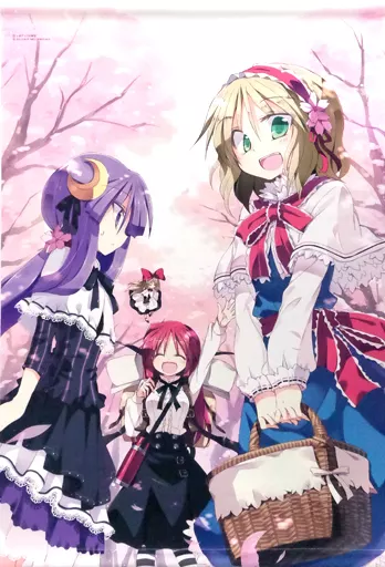 【東方Project】B2タペストリー アリス・マーガトロイド&パチュリー・ノーレッジ&小悪魔(さとうきび) 第4回博麗神社秋季例大祭目録同時購入限定商品/メロンブックス 特典
