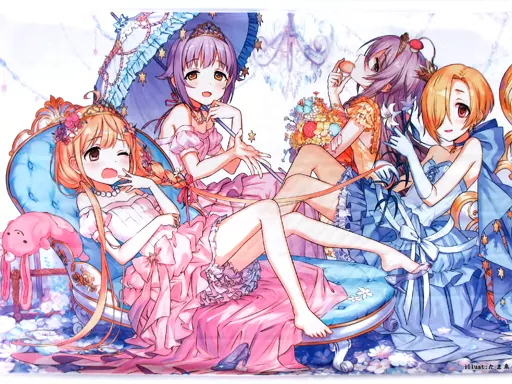 【アイドルマスター】B2タペストリー(たまゑ) 歌姫庭園16/ミッドナイトブルー