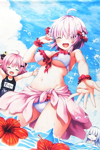 【フラワーナイトガール】B2タペストリー シクラメン＆デージー＆ハツユキソウ(麻の葉) C94/あわ雪チスト