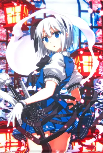 【東方Project】B2タペストリー 魂魄妖夢(さざなみみぉ) 第5回博麗神社秋季例大祭/ねこのさけごと