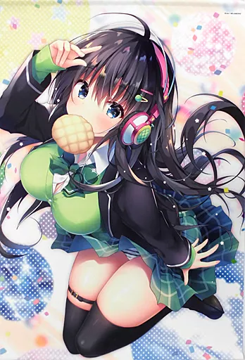 【めろんちゃん】B1Wスエードタペストリー ドラマCDジャケットver BLACKめろん(kino) 2020.1/メロンブックス