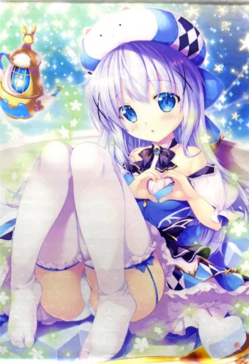 【ご注文はうさぎですか?】B2タペストリー チノ(みけおう) C97/PINK CHUCHU