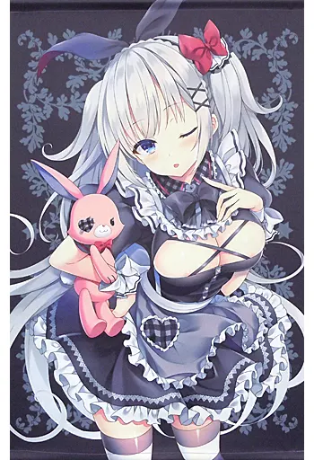 【オリジナル】B2黒アリス風死神ちゃんタペストリー(なのはなこひな) /cottontail
