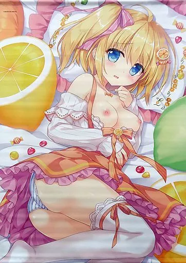 【めろんちゃん】WスエードB1タペストリー ver2 れもんちゃん(あめとゆき) 2020．2/メロンブックス