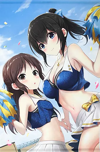 【アイドルマスター】B2タペストリー チア衣装ver 鷺沢文香＆橘ありす(阿月唯) C95/あづきらんど