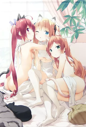 【オリジナル】B2タペストリー 霜月ポトフ＆葉月ワトラ＆水無月サラミ(かにビーム) 2020.12/ルミノシティ