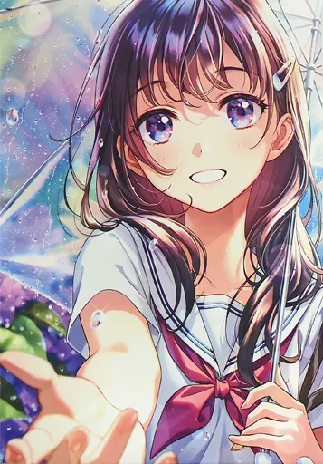 森倉円　とらのあな　イラスト展 「ハローサマー」 B2　タペストリー 駿河屋 -<中古>【オリジナル】B2タペストリー 絵柄A(森倉円) 森倉円