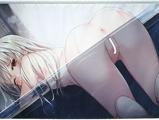 【Fate】イリヤ温泉尻B2タペストリー 白抜き修正版 イリヤスフィール・フォン・アインツベルン(雁) 2021.2/xyomouse（タペストリー紐・パイプ・キャップ・フック欠品）