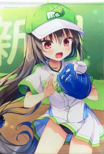 【めろんちゃん】B2スエードタペストリー ブラックベリー(色谷あすか) メロンウリボーズ結成記念/メロンブックス
