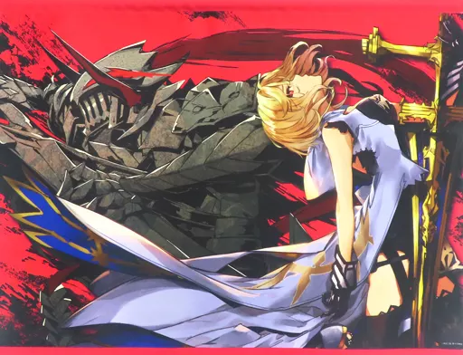 【黒白のアヴェスター】B2タペストリー 絵柄A クイン＆マグサリオン(Ｇユウスケ) 黒白のアヴェスターイラスト展/とらのあな / Gユウスケ