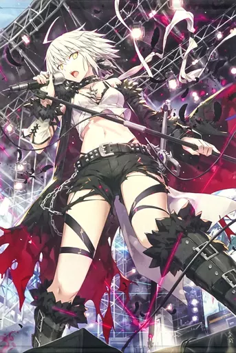【Fate】B2タペストリー ロックver ジャンヌ・オルタ(我美蘭) エアコミケ2/でぶねこ