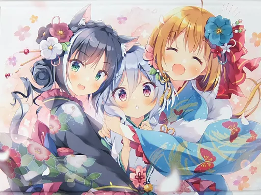 【プリンセスコネクト!】B2タペストリー ペコリーヌ&コッコロ&キャル(ぱん) こみっく★トレジャー35/ぱんのみみ
