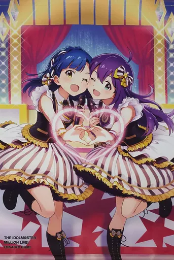 【アイドルマスター】B2タペストリー 成長Chu→LOVER!! 望月杏奈＆七尾百合子(土下座) C95/とかち組