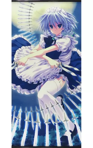 【東方Project】特大タペストリー 十六夜咲夜(緋賀ゆかり) /夢咲黒
