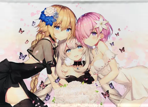 【Fate】B2タペストリー マリー・アントワネット＆ジャンヌ・ダルク＆マシュ・キリエライト(necomi) C93/necomicle