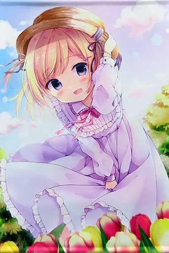 駿河屋 -\u003c中古\u003eオリジナルB2タペストリー 春風(桃稚ちあ) ⁄Cheer