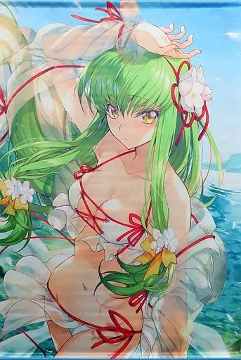 【コードギアス】B2タペストリー C.C.(嵐月) エアコミケ2新刊購入特典/CREAYUS&とらのあな