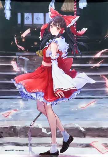 【東方Project】例大祭支援B2タペストリー 絵柄A 博麗霊夢(岸田メル) 第17回博麗神社例大祭/博麗神社社務所