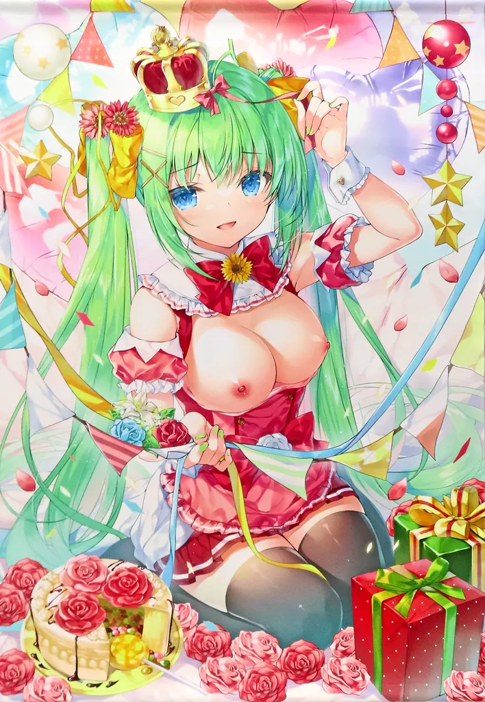 【めろんちゃん】B1Wスエードタペストリー 成年版 めろん(みわべさくら) メロンガールズ生誕祭グッズ/メロンブックス