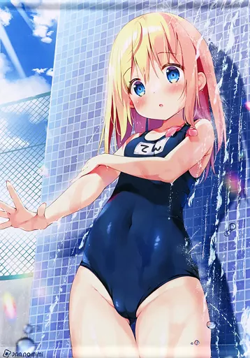【オリジナル】B2タペストリー スク水てんちゃん コミ1ver(ぱん) COMIC1☆20/ぱんのみみ