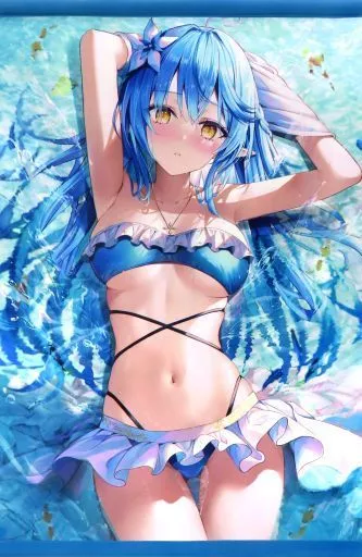 【バーチャルYoutuber】水着ラミィB2タペストリー 雪花ラミィ(リン☆ユウ) C100/Rin☆Yuu