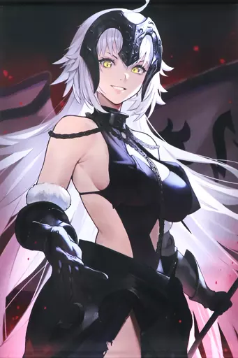 【Fate シリーズ】B2タペストリー ジャンヌ・オルタ(チーズパン) サンシャインクリエイション2022 Autumn/番外特異点特派チーム