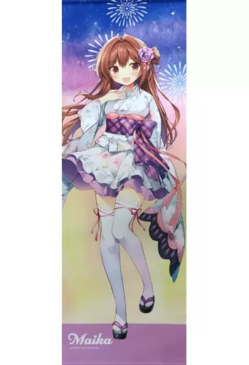 等身大Wスエードタペストリー 浴衣舞歌(karory) karory＆ぱん ふたり展 in あべのHoop/KAROMIX＆ぱんのみみ_image