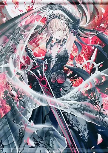 【Fate】黒ドレスセイバーオルタB2タペストリー(光崎) C100/GH.K