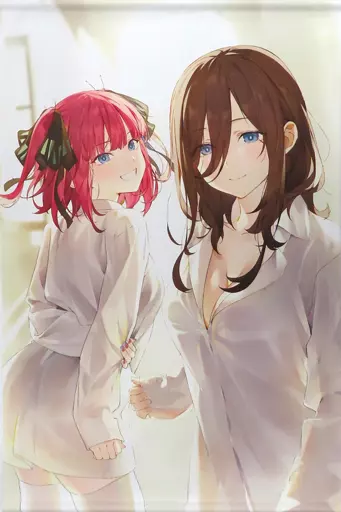 【五等分の花嫁】B2タペストリー 中乃二乃＆中乃三久(がんこchan) C101/NOOB NUTS