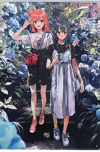 【やはり俺の青春ラブコメはまちがっている。】B2タペストリー 雪乃と結衣の鎌倉さんぽ(ぽんかん8) C96/vividcolor