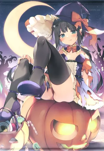 【オリジナル】B2Wスエードタペストリー ハロウィン妹ちゃん(karory) COMIC1☆21/KAROMIX