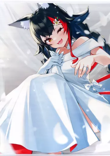 【バーチャルyoutuber】B2タペストリー 大神ミオ(成田タメゾウ) 2021.6/ウサギBOSS（本体不備（中））