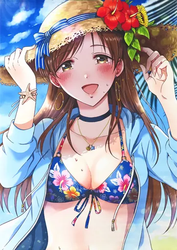 【アイドルマスター】B2タペストリー 新田美波(源) C96/ENJI