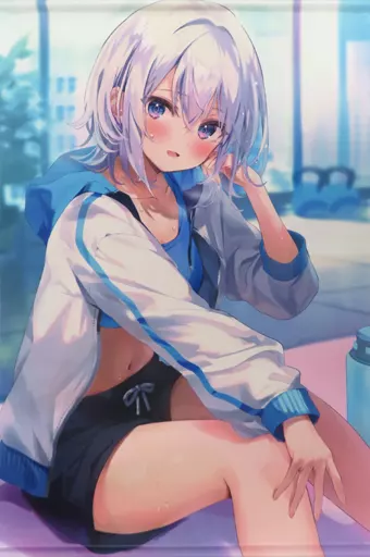 【オリジナル】B2タペストリー 妹ちゃんトレーニング休憩中(館田ダン) C101/ダンダカダン