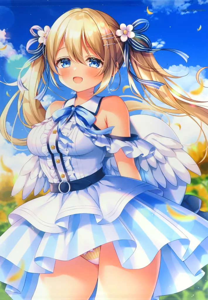 【オリジナル】B2Wスエードタペストリー 絵柄A Summer Vacation(三つ葉ちょこ) 2023.9/メロンブックス