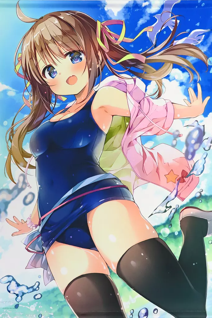 【オリジナル】B1Wスエードタペストリー 絵柄A すくみず天使ゆーとぴあ(永山ゆうのん) 2023.9/メロンブックス