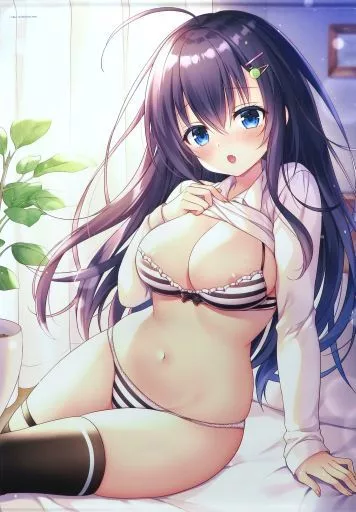 【めろんちゃん】B0タペストリー ver5 BLACKめろん(三つ葉ちょこ) 2019.7/メロンブックス