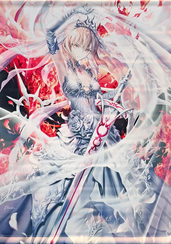 【Fate】ウエディングセイバーオルタ B2タペストリー(光崎) C100/GH.K