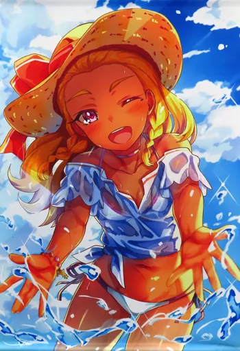 駿河屋 -<中古>【プリキュア】水着えれな先輩B2タペストリー 天宮 