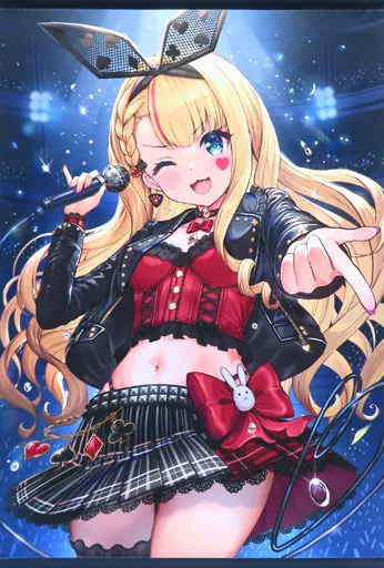 【バーチャルYoutuber】パンク有栖ちゃんB2Wスエードタペストリー 物述有栖 #にじそうさく05(アカバネ) /zebrasmise